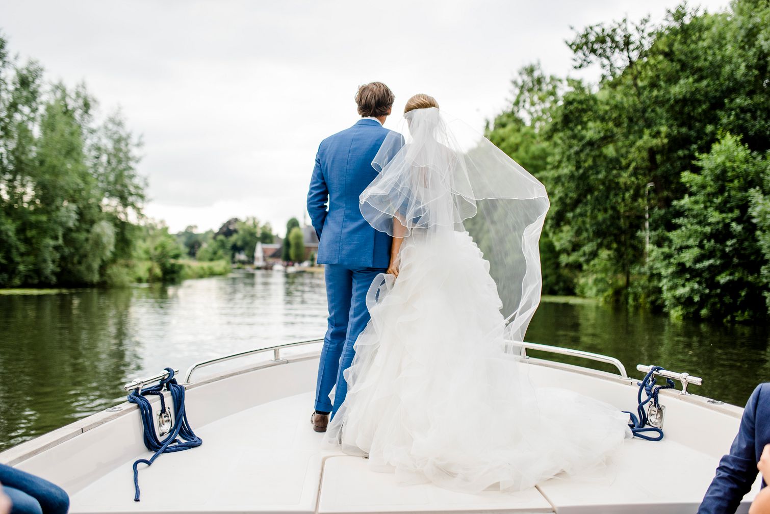 beste trouwfotograaf 2017, trouwen op een boot, utrecht, de vecht 