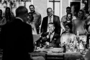speeches bruiloft, emotionele bruidegom