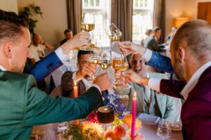 Bruiloft de Havixhorst, trouwlocatie, diner
